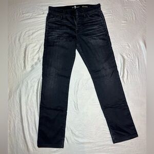 Black 7 for all mankind jeans